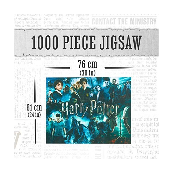 Paladone Harry Potter Posters Does Not Apply Puzzle 1000 pièces – Produit sous Licence Officielle, PP7527HP, One Size