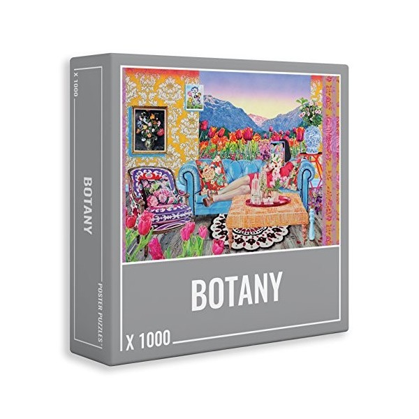 Botany de Cloudberries – Magnifique Puzzle de 1000 pièces pour Adultes, avec Fleurs et Plantes d’intérieur détaillés. Fabriqu