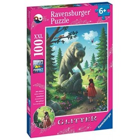 Ravensburger 12988 Puzzle XXL pour Enfants à partir de 6 Ans avec Paillettes, Argent Silver 