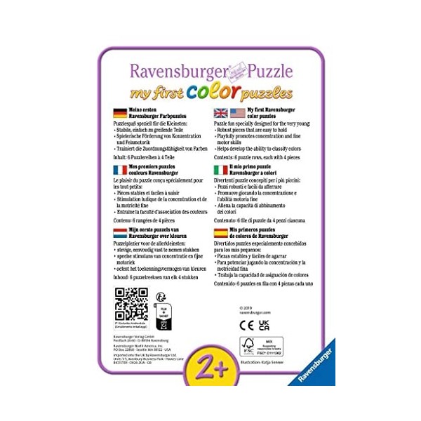 Ravensburger Puzzle pour Enfant - 03007 - Alle Meine Farben