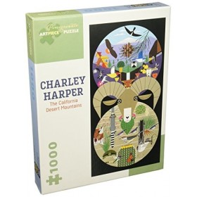 Charley Harper the California Desert Mountains 1000-Piece Jigsaw Puzzle
