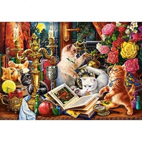 Castorland Puzzle 1000 pièces : Chatons Sorciers