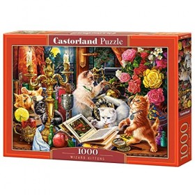 Castorland Puzzle 1000 pièces : Chatons Sorciers