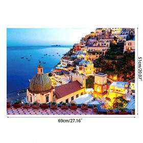 LEEleegang Puzzle de 1000 pièces pour adultes – Beau puzzle en papier de la côte à assembler – Jeu dapprentissage éducatif p