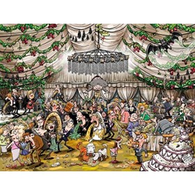 All Jigsaw Puzzles- Puzzle Chaos à la réception du Mariage 500 pièces, AJP12998