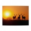 Nature Sunset Cerf Puzzle 500 pièces Puzzle en bois Cadeaux pour adulte Famille Mariage Graduation Cadeau Version verticale