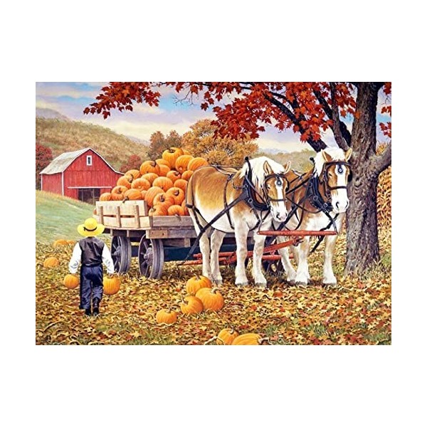 Puzzle 3D 300 p - pumpkin,300 Puzzle Classique Puzzle Adulte et Enfant Jouet Éducatif de Soulagement du Stress pour Adultes E