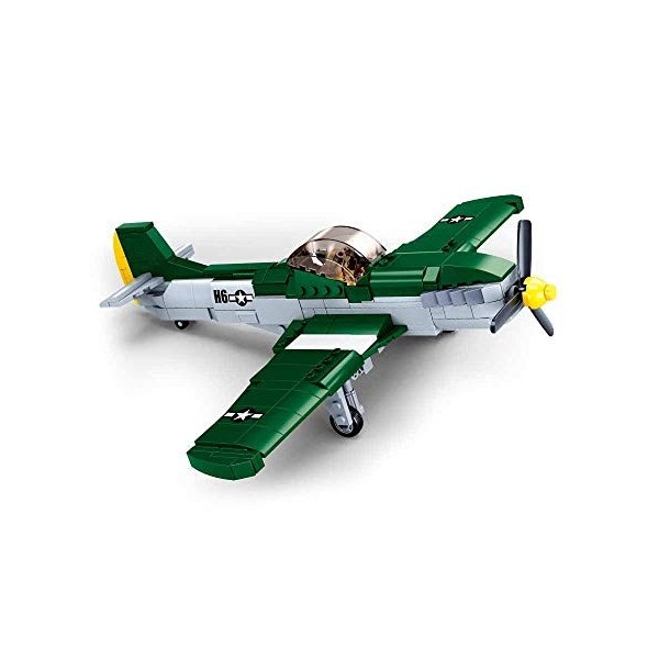 Sluban Avion de Combat américain-Jeu de Construction, M38-B0857