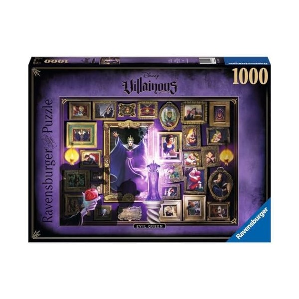 Ravensburger - Puzzle Adulte - Puzzle 1000 p - La méchante Reine-Sorcière - Collection Disney Villainous - 16520