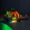 Jeu déclairage LED pour Lego Minecraft The Pumpkin Farm 21248 Ensemble de Jouets Pas Lego , Décoration DIY Kit déclairage 