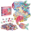 FORMIZON Puzzle Enfant, 128 Pièces Puzzle Animaux Enfant, Jouet Puzzles pour Enfant, Jouet éducatif Enfant, Cadeau Jouet pour