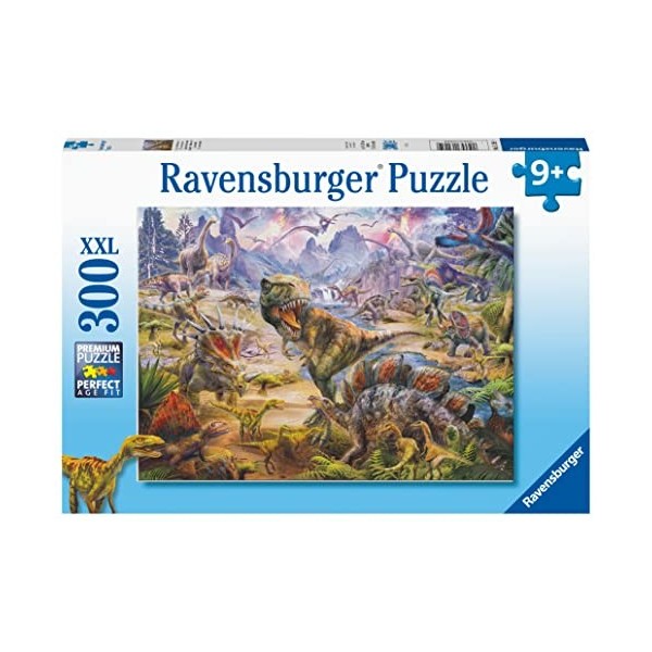 Ravensburger - Puzzle Enfant - Puzzle 300 p XXL - Dinosaures géants - Dès 9 ans - 13295