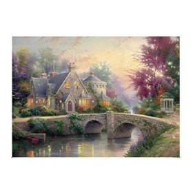 EACHHAHA Puzzle 1000 Pieces-Puzzles en Carton-Relax Puzzles Jeux- Puzzle Pont du Pays des Merveilles 70x50cm / 27.5x19.7in 