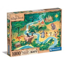 Clementoni Collection – Disney The Jungle Book – 1000 pièces – Puzzle, Horizontal, Divertissement pour Adultes, fabriqué en I