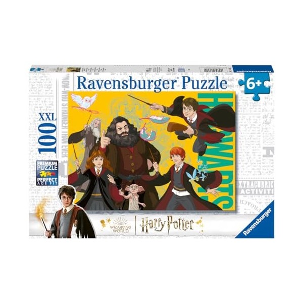 Ravensburger - Puzzle pour enfants - 100 pièces XXL - Harry Potter et autres sorciers - Dès 6 ans - Puzzle de qualité supérie