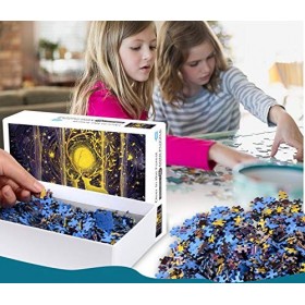 Puzzle 1000 pièces-Chien de Compagnie Bouledogue français Adulte Enfant soulagement du Stress décoration de la Maison Puzzles