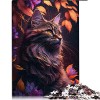 1000 Pièces Puzzle pour Adultes Chat Puzzle pour Adultes Puzzles en Carton Adultes Puzzles Cadeaux Taille 26x38cm 