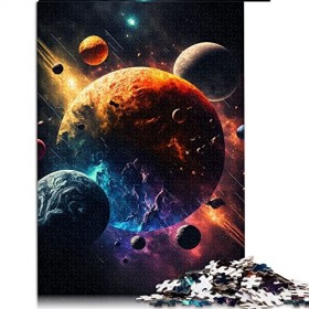 Puzzle 1000 pièces Lobscurité des planètes de lespace Puzzles pour Adultes Puzzles en Carton pour Enfants Grand Cadeau pour
