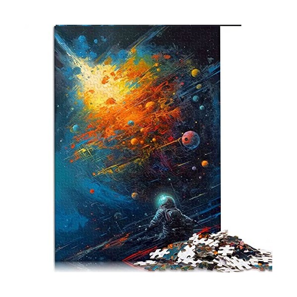 Puzzle 1000 pièces Lobscurité des planètes de lespace Puzzles pour Adultes Puzzles en Carton pour Enfants Grand Cadeau pour