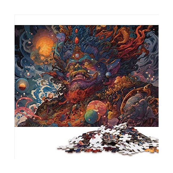 Puzzle 1000 pièces Lobscurité des planètes de lespace Puzzles pour Adultes Puzzles en Carton pour Enfants Grand Cadeau pour