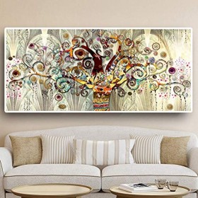 Y-fodoro Arbre de Vie Puzzles, Paysage Peinture à lhuile 1000 pièces Adultes Puzzle en Bois, Enfants Adolescents garçon Amis