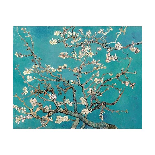 Pintoo Puzzle en plastique de qualité supérieure - Motif fleur damande par Vincent Van Gogh - 500 pièces