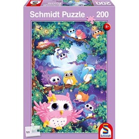 Schmidt Spiele - 56131 - Puzzle Classique - dans La Forêt Aux Hibous - 200 Pièces