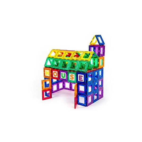 Clixo Rainbow Jeu de Construction Magnétique pour Enfants à partir