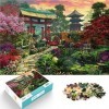 Puzzles 1000 pièces Puzzle de Jardin Japonais garçons et Filles Puzzle de difficulté Puzzle Monde de rêve Puzzle Jeux éducati