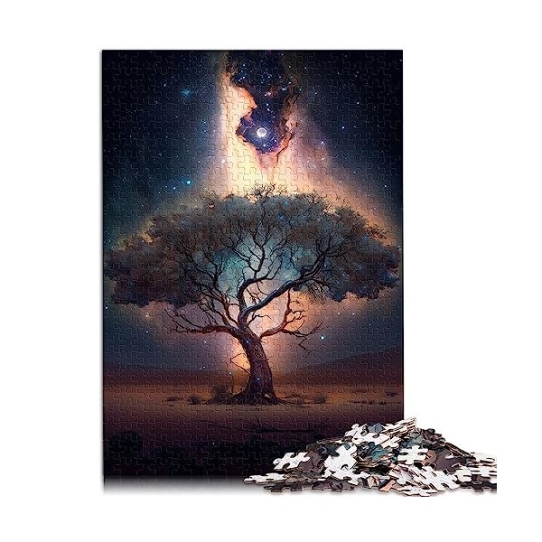 Puzzles pour Adultes Teens Cosmic Tree of Life Jeu de Puzzle 1000 pièces pour Adultes Teens Puzzles en Carton Excellent Cadea
