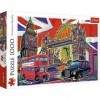 trefl Puzzle modèle Londres coloré 1000 pièces, 10525, Multicolore