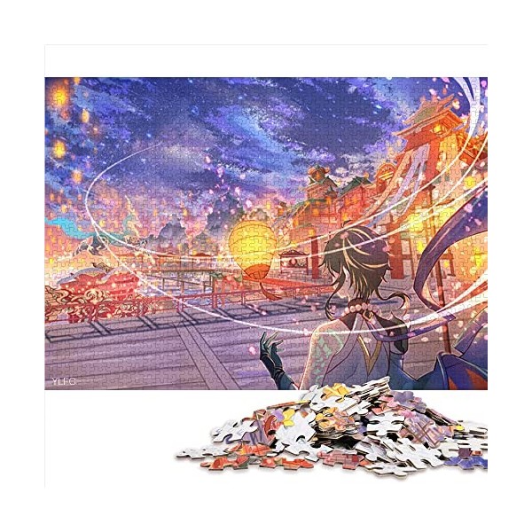 1000 Pièces Puzzle Gaming néon Puzzles pour Adultes Puzzles en Carton Puzzles pour Adultes Cadeaux （Taille 26x38cm）