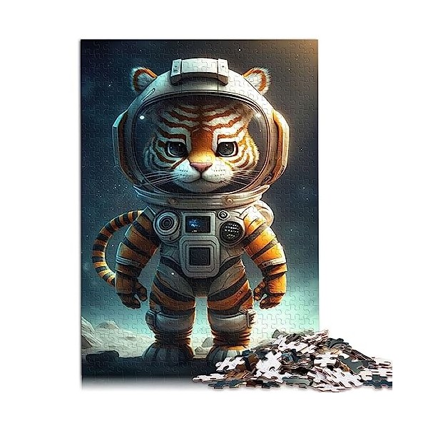 Puzzle pour Adultes Astronaute Space Monkey 1000 pièces Puzzles pour Adultes et Enfants à partir de 12 Ans Puzzles en Carton 