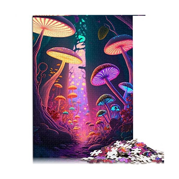 Puzzle 1000 pièces Puzzles Cascade Magique pour Adultes Puzzles en Carton Puzzles de Jeu Difficiles Taille 26x38cm 