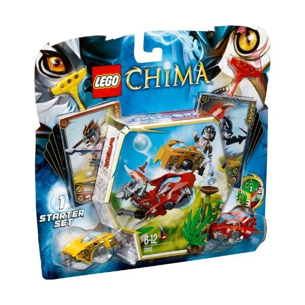 LEGO Legends Of Chima - Speedorz - 70113 - Jeu de Construction - Duel pour le Chi