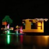 Kit déclairage LED pour Lego 21241 Minecraft La Maison des Abeilles, Décoration DIY Kit déclairage pour Lego La Maison des 