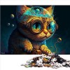 Puzzles pour Adultes Voiture Coucher de Soleil 1000 pièces Puzzles pour Adultes et Enfants à partir de 12 Ans Puzzles en Cart