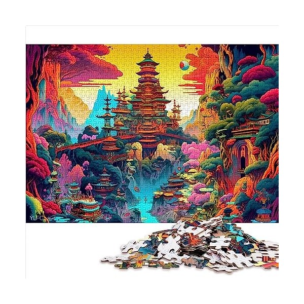 Puzzle pour Adolescents Ballons à air Chaud 1000 pièces Puzzles pour Adultes et Enfants à partir de 12 Ans Puzzles en Carton 