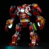 Set déclairage LED pour Lego 76247 Marvel Hulkbuster : La Bataille de Wakanda, Set déclairage décoratif pour Lego The Hulkb