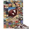 Puzzles pour Adultes Collage Vintage 1000 pièces Puzzles pour Adultes pour Adultes Cadeaux Puzzles en Carton Grands Cadeaux p