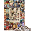 Puzzles pour Adultes Collage Vintage 1000 pièces Puzzles pour Adultes pour Adultes Cadeaux Puzzles en Carton Grands Cadeaux p