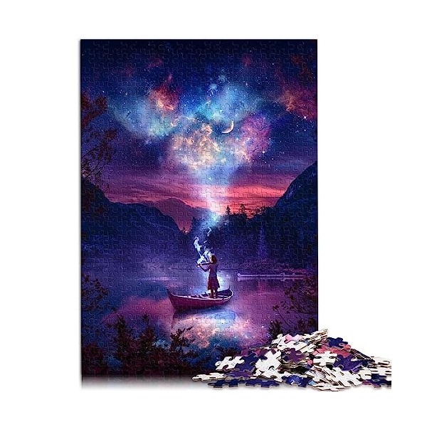 Puzzles pour Adultes Collage Vintage 1000 pièces Puzzles pour Adultes pour Adultes Cadeaux Puzzles en Carton Grands Cadeaux p