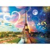 Enfants Puzzles 1000 Pieces Feux dartifice De La Tour Eiffel Adultes en Bois Puzzle Classique Créatif Jeu Puzzles Art Jouet 