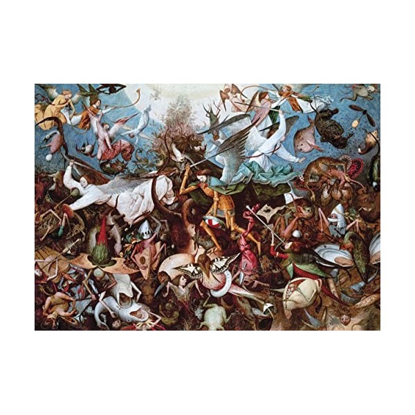 Clementoni - 39662 - Museum Collection Puzzle - The Fall of The Rebel A. - Puzzle Adulte 1000 pièces, Puzzle Art, Puzzle Arti