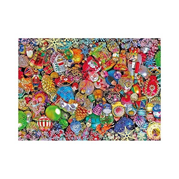 Clementoni Collection-Impossible Jolly Christmas 1000 pièces, Noel-fabriqué en Italie, Puzzle Adulte, 39585, Multicolore