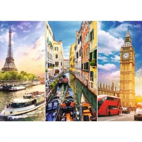 Trefl Puzzle, Tour deurope, 4000 Pièces, Qualité Premium, pour Adultes et Enfants à partir de 15 Ans, TR45009
