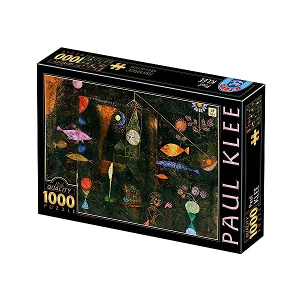 D-Toys Puzzle 1000 pièces : Paul Klee - Poissons Magiques