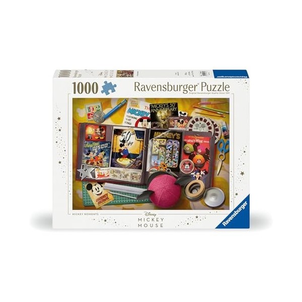 Ravensburger Puzzle Mickey Moments 12000843-1970-Puzzle Disney-1000 pièces-pour Adultes et Enfants à partir de 14 Ans, 120008