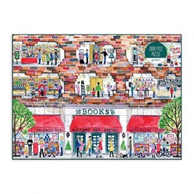 Galison 9780735367081 Michael Storrings A Day at The Bookstore 1000 Piece Puzzle