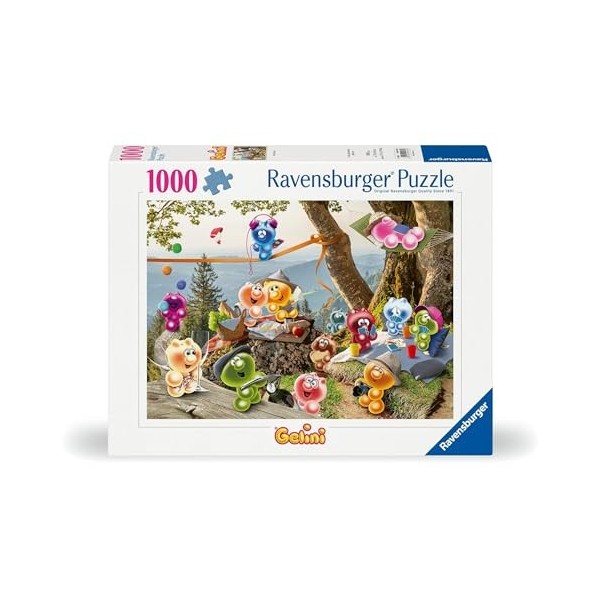 Ravensburger Gelini 12000534-En Train de Pique-Nique-Puzzle de 1000 pièces-pour Adultes et Enfants à partir de 14 Ans, 120005